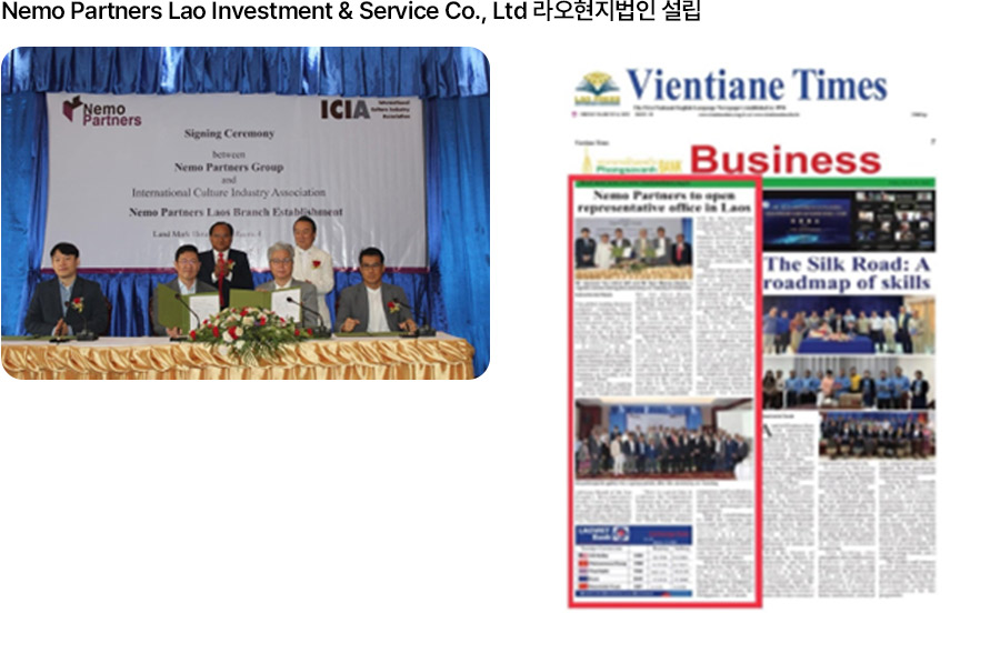 Establishment of Nemo Partners Laos Branch